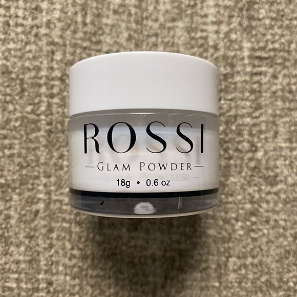 NEW Rossi Nails Glam Powder - Snow White - Picture 1 of 3